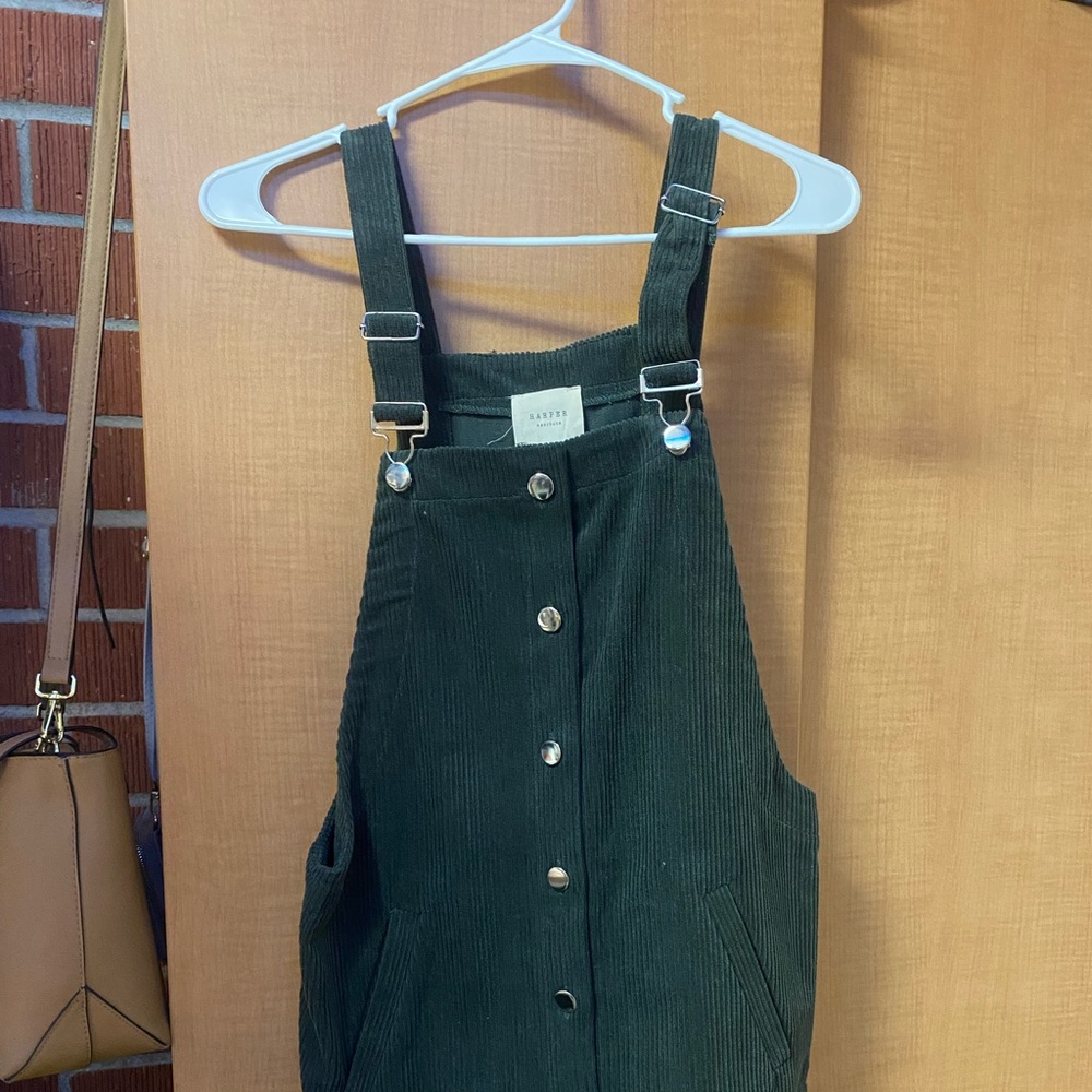 Harper Heritage Forest Green Corduroy Dress| NWOT
